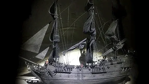 Обзор сборной модели корабля Черная жемчужина (Black Pearl) с АлиЭкспресс
