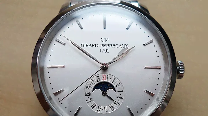 Haute Horlogerie! Girard Perregaux 1966 Date & Moon Phases Automatic Watch Review - Perth WAtch #163