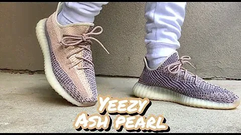 YEEZY 350 ASH PEARL ON FEET/REVIEW