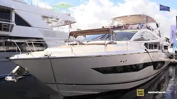 2018 Pearl Yachts 80 Luxury Yacht - Deck and Interior Walkaround - 2018 Fort Lauderdale Boat Show
