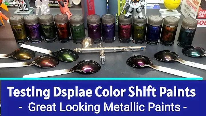 Testing Dspiae Color Shift Metallic Paints - Beautiful Deep Colors